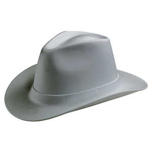 Vulcan Cowboy Style Hard Hat, Gray