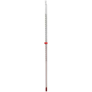 Dual-Scale Lab Thermometer, 12˝ Spirit-Filled