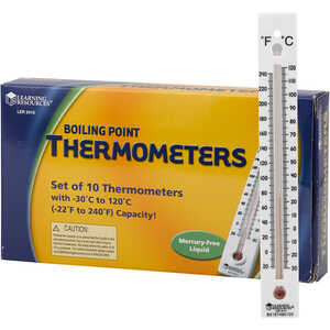 Boiling Point Thermometers, Pack of 10
