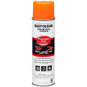 Fluorescent Orange Rust-Oleum Industrial Choice Inverted Marking Paint