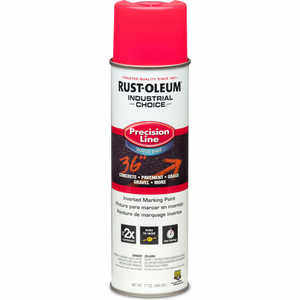 Fluorescent Red Rust-Oleum Industrial Choice Inverted Marking Paint