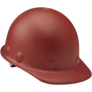 Fibre-Metal Roughneck P2 Cap Style Hard Hat, Red