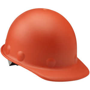 Fibre-Metal Roughneck P2 Cap Style Hard Hat, Hi-Viz Orange