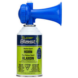 Super Blast Marine Safety Signal Horn, 8 oz., Case of 6