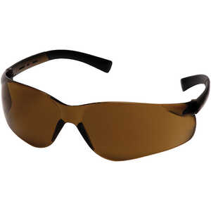 Pyramex Ztek Frameless Safety Glasses, Coffee
