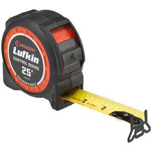 Lufkin Control Series Engineer’s Tape, 1-3/16˝ x 25´