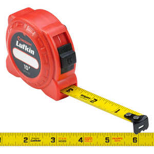 Lufkin L600 Series Power Tape Measure, 10'L x 1/2