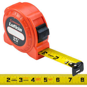 Lufkin L600 Series Power Tape Measure, 25'L x 1