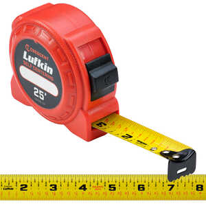 Lufkin L600 Series Self-Centering Power Tape Measure, 25'L x 1