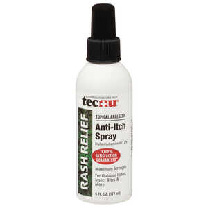 Tecnu Rash Relief Medicated Anti-Itch Spray, 6 oz. Pump Spray