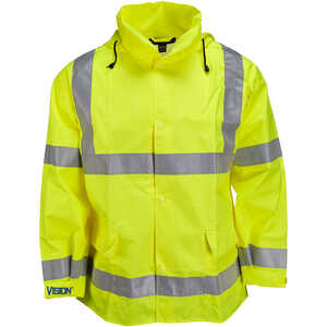 Tingley Vision™ ANSI Class 3 Hi-Vis Rain Jacket
<br /><h5>Will keep you dry and visible in even the darkest of conditions.</h5>