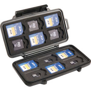 Pelican Memory Card Case for SD, mini SD, and micro SD Cards