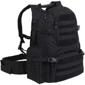 Rothco MOLLE Multi-Chamber Assault Pack, Black