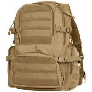 Rothco MOLLE Multi-Chamber Assault Pack, Coyote Brown