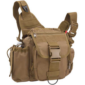 Rothco Advanced Tactical Shoulder Bag, Large, Coyote Brown