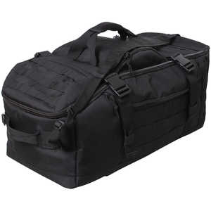Rothco 3-in-1 Mission Duffle Bag, Black