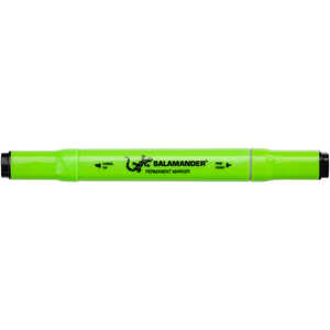 SitePro Salamander Dual-Tip Permanent Marker, Black, Box of 12