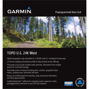 Garmin 24K TOPO Card, West