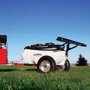 Fimco 15-Gallon Value Trailer Sprayer with 1.2 GPM Pump and 2-Nozzle Boom