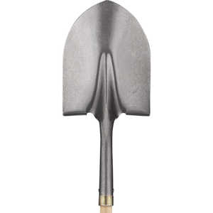 Forestry Suppliers Hollow Back Shovel, Round Point, 8-7/8” x 11-3/4” Blade, 47” Ash Handle