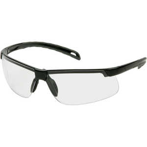 Pyramex Ever-Lite Safety Glasses, Black Frame/Clear Anti-Fog Lens