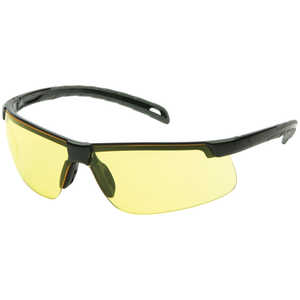 Pyramex Ever-Lite Safety Glasses, Black Frame/Amber Lens