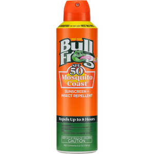 Bullfrog Mosquito Coast Insect Repellent + SPF 50 Sunscreen, 5.5 oz. Aerosol Spray
