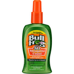 Bullfrog Mosquito Coast Insect Repellent + SPF 50 Sunscreen, 4.7 oz. Pump Spray