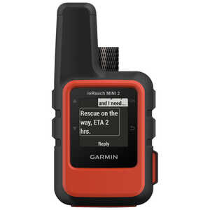 Garmin inReach Mini 2 Satellite Communicator, Flame Red