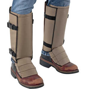 Snake Guardz Shin Armor Gaiters, Khaki, X-Large