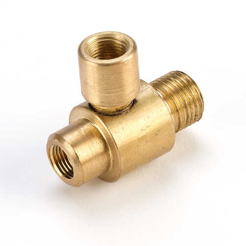 Panama Flame Torch Brass Tee Panama Flame Torch Brass Tee