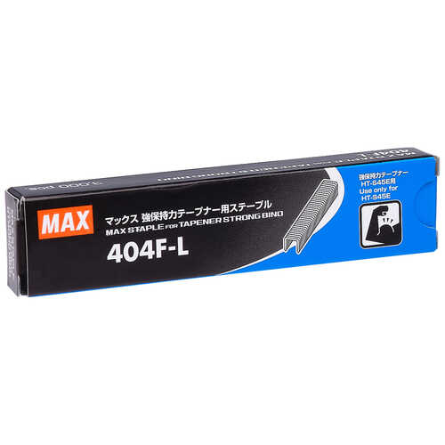 Max Tapener Staples, No. 404F-L, Box of 3,000 Max Tapener Staples, No. 404F-L, Box of 3,000