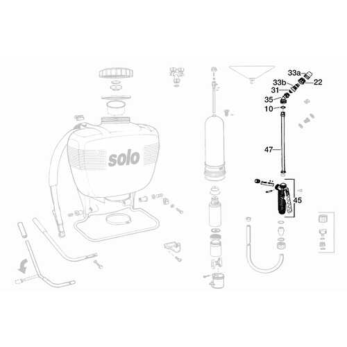 Solo Sprayers Replacement Shut-off, Wand, Elbow, Nozzle Assembly Solo Sprayers Replacement Shut-off, Wand, Elbow, Nozzle Assembly