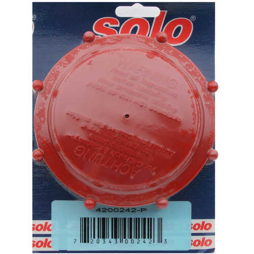 Solo Sprayers Tank Cap w/Valve Assembly
