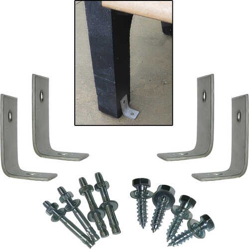 Traditional Park Bench Mounting Kit