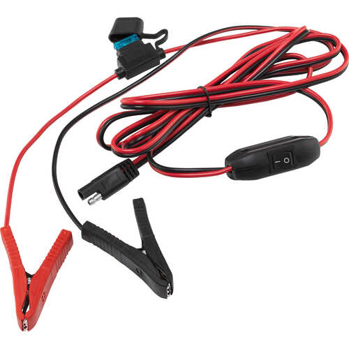 12V DC Power Switch with Cable and Alligator Clamps 12V DC Power Switch with Cable and Alligator Clamps