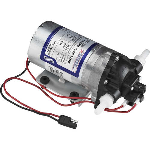 Shurflo 12V DC Standard Pump with Wire Harness, 1.8 GPM, 60 PSI Shurflo 12V DC Standard Pump with Wire Harness, 1.8 GPM, 60 PSI