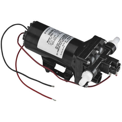 Shurflo 12V DC High Flow Automatic Demand Diaphragm Pump, 5.3 GPM, 60 PSI Shurflo 12V DC High Flow Automatic Demand Diaphragm Pump, 5.3 GPM, 60 PSI