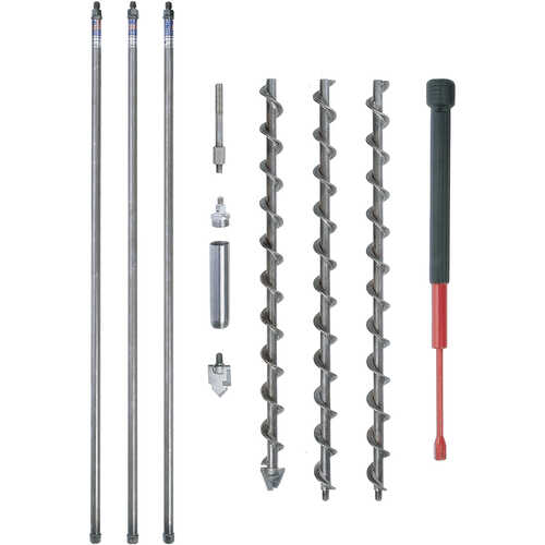 AMS Flighted Auger Kit without Hammer Drill