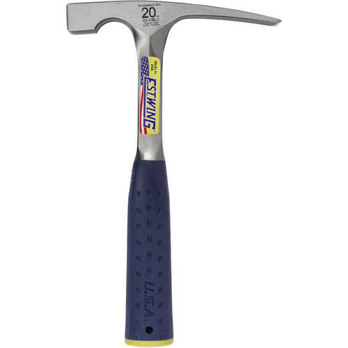 7”, 20 oz. Head Estwing Chisel-Edge Rock Pick; 11-1/2”L