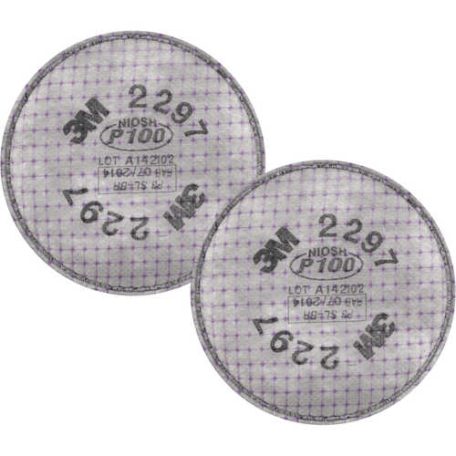 3M Advanced Particulate Filter with Nuisance Level Organic Vapor Relief P100, One Pair