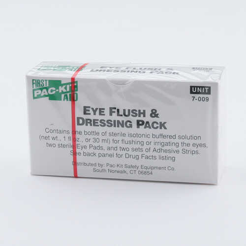 Forestry Suppliers First Aid Refill, Eyewash, 2 Eye Pads, 2 Strips