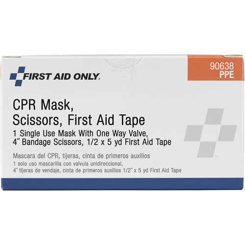 Forestry Suppliers First Aid Refill, 1 First Aid Tape/1 CPR Mask/1 Scissors Forestry Suppliers First Aid Refill, 1 First Aid Tape/1 CPR Mask/1 Scissors