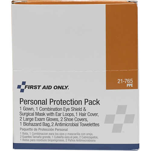 Forestry Suppliers First Aid Refill, BBP Personal Protection Pack (7 Pieces) Forestry Suppliers First Aid Refill, BBP Personal Protection Pack (7 Pieces)