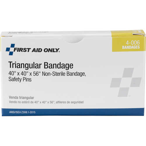 Forestry Suppliers First Aid Refill, Non-Sterile Triangular Sling/Bandage, 40˝ x 40˝ x 56˝ Forestry Suppliers First Aid Refill, Non-Sterile Triangular Sling/Bandage, 40˝ x 40˝ x 56˝