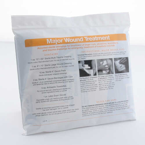 Forestry Suppliers First Aid Refill, Severe Wounds Treatment Module Forestry Suppliers First Aid Refill, Severe Wounds Treatment Module