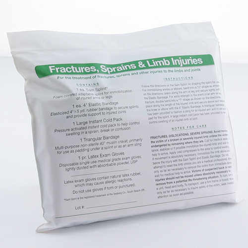 Forestry Suppliers First Aid Refill, Sprains and Fractures Module