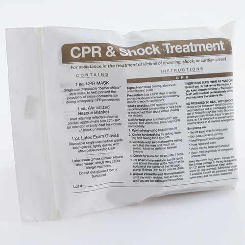 Forestry Suppliers First Aid Refill, CPR/Shock Treatment Module