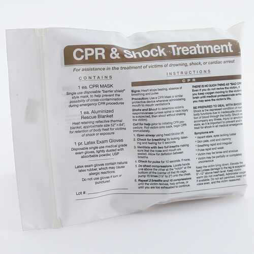 Forestry Suppliers First Aid Refill, CPR/Shock Treatment Module