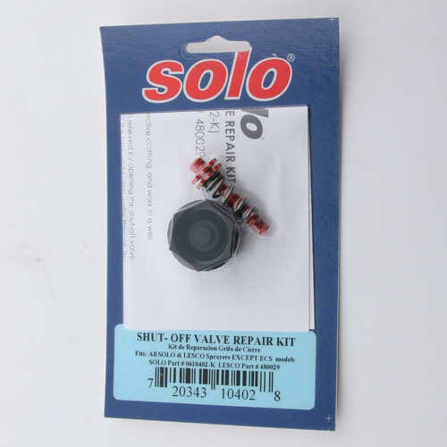 Solo Sprayers Shut-Off Valve Repair Kit for 430 & 450 Series Solo Sprayers Shut-Off Valve Repair Kit for 430 & 450 Series